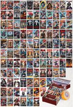 Samuray Anime Dergi Kapakları 108 Adet Duvar Poster Seti Oda Dekoru