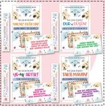 Çocuklar İçin Psikoloik Destek Serisi 4  Kitap - Ayraç ve Kartpostallı Özel Set -1