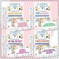 Çocuklar İçin Psikoloik Destek Serisi 4  Kitap - Ayraç ve Kartpostallı Özel Set -1