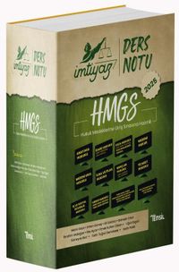 2025 İmtiyaz HMGS Ders Notu Konu Anlatımı Seti
