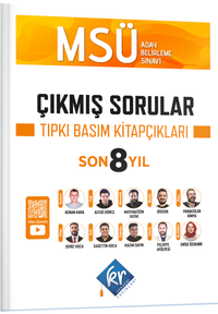 MSÜ Çıkmış Sorular Son 8 Yıl Tıpkı Basım Kitapçıkları