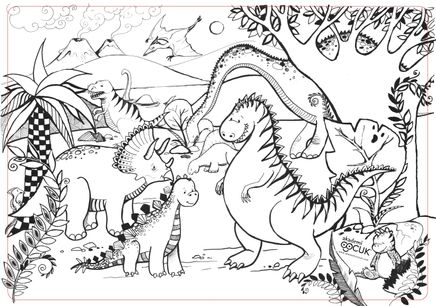 Funny Mat - Dinozorlar Çağı Aktivite Matı