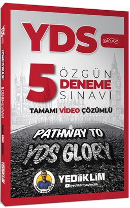 YED E-YDS Tamamı Video Çözümlü Özgün 5 Deneme Sınavı