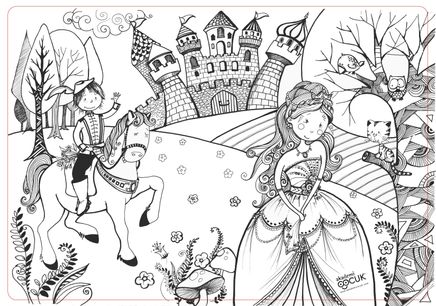 Funny Mat - Prens ile Prenses Aktivite Matı