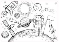 Funny Mat - Uzay Aktivite Matı