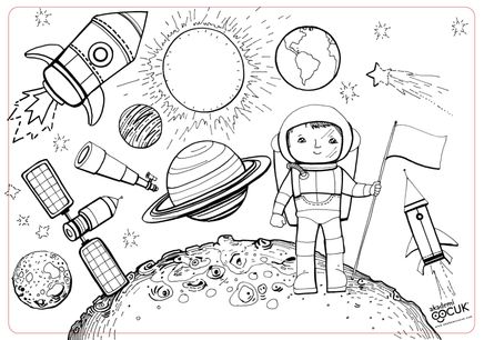 Funny Mat - Uzay Aktivite Matı