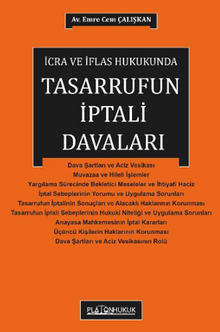 İcra Ve İflas Hukukunda Tasarrufun İptali Davası