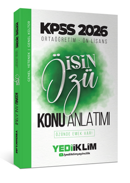 2026 Kpss Ortaöğretim-Önlisans İŞİN ÖZÜ Tek Kitap Tamamı Renkli Konu Anlatımı