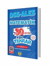DGS ALES Matematik 30 Günde Tam Tekrar Soru Bankası