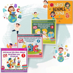 Çocuklar İçin Zeka Geliştiren Oyunlar (4 Kitap)