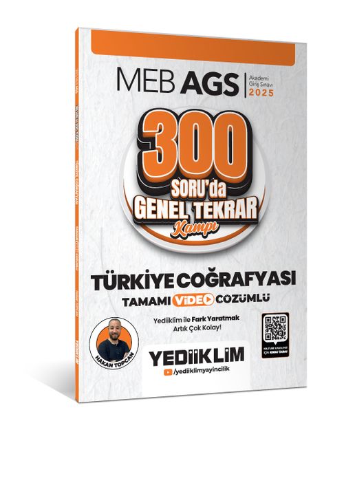 2025 MEB AGS Türkiye Coğrafyası 300 Soruda Tamamı Video Çözümlü