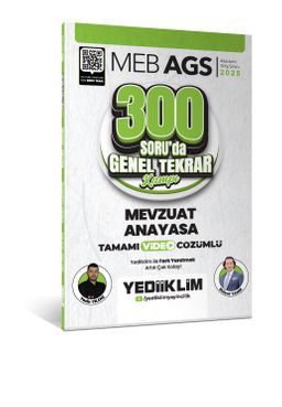 2025 MEB AGS Mevzuat Anayasa 300 Soruda Tamamı Video Çözümlü Genel Tekrar Kamp