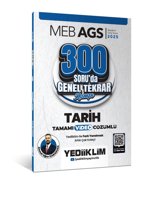 2025 MEB AGS Tarih 300 Soruda Tamamı Video Çözümlü Genel Tekrar Kampı