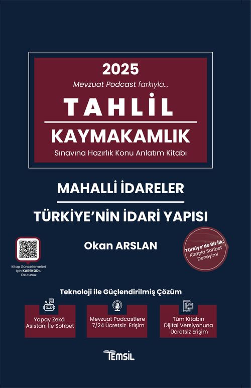 Tahlil  Mahalli İdareler ve Türkiye'nin İdari Yapısı Konu Anlatım Kitabı