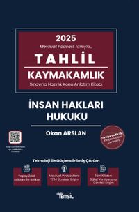 Tahlil İnsan Hakları Hukuku Konu Anlatım Kitabı