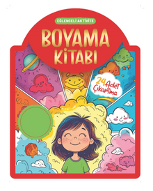 Çıkartmalı Boyama Kitabı - Kırmızı