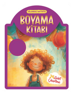 Çıkartmalı Boyama Kitabı - Mor