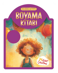 Çıkartmalı Boyama Kitabı - Mor