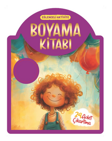 Çıkartmalı Boyama Kitabı - Mor