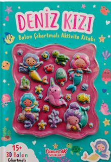 Deniz Kızı Balon Çıkartmalı Aktivite Kitabı