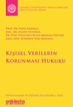 Kişisel Verilerin Korunması Hukuku İstanbul Üniversitesi Hukuk Fakültesi Ders Kitapları Dizisi
