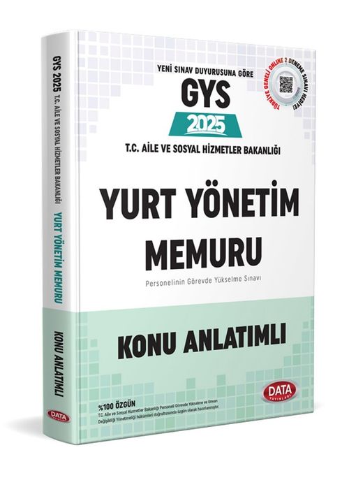 T.C. Aile ve Sosyal Hizmetler Bakanlığı Yurt Yönetim Memuru GYS Konu Anlatımlı