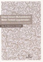 Erken Dönem Muhaddislerin Metin Tenkidi Uygulamaları