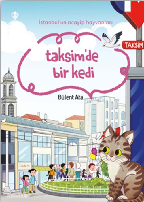 İstanbul'un Acayip Hayvanları Taksimde Bir Kedi