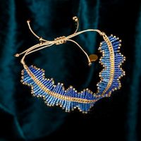 Dalgalı Lacivert  Bileklik (Miyuki 526)