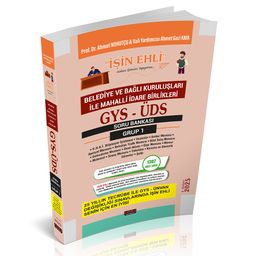 GYS-ÜDS Belediye ve Bağlı Kuruluşları Mahalli İdare Birlikleri Personeli Grup 1 Soru Bankası