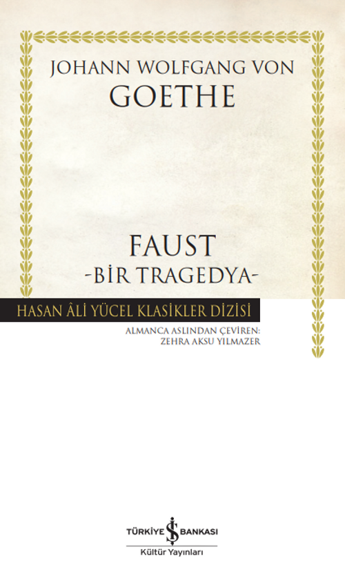 Faust & Bir Tragedya (Ciltli)