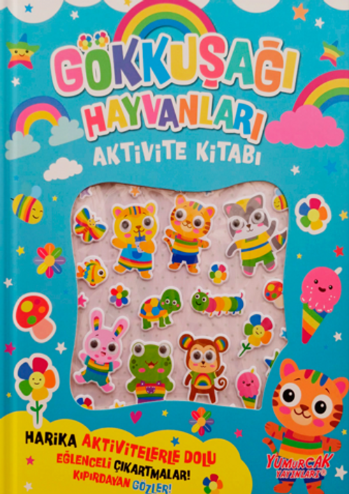 Gökkuşağı Hayvanları Aktivite Kitabı