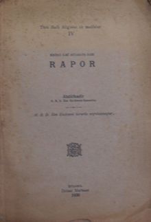 Türk Halk Bilgisine Ait Maddeler IV – Birinci İlmi Seyahate Dair Rapor (2-D-43)