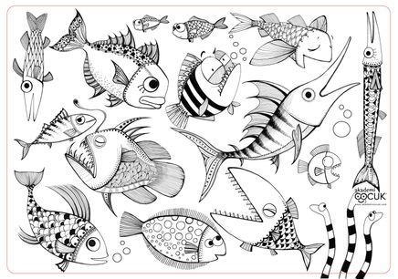 Funny Mat - Balık Sürüsü