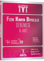 TYT Fizik Kimya Biyoloji FKB Denemesi 15 Adet