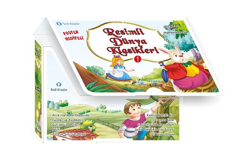 Resimli Dünya Klasikleri 1 (Kırmızı Seri Kutulu 10 Kitap)