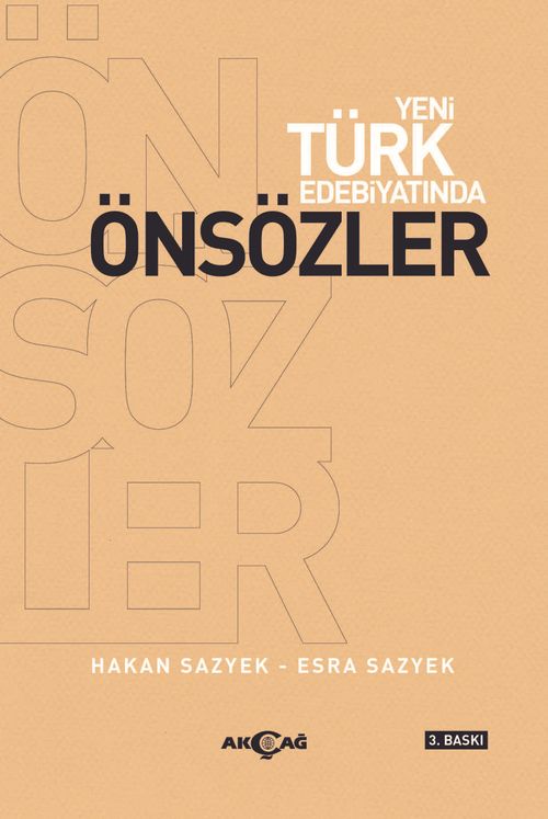 Yeni Türk Edebiyatında Önsözler