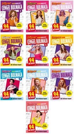 Süper Çengel Bulmaca Set (10 Kitap Takım)