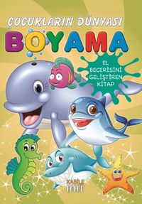 Çocukların Dünyası Boyama Kitabı 9 / Deniz Canlıları