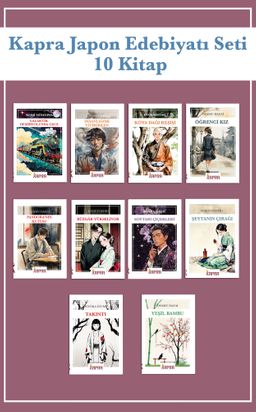 Kapra Japon Edebiyatı Seti (10 Kitap) 