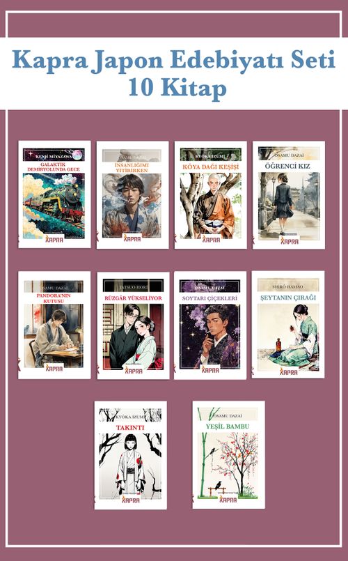 Kapra Japon Edebiyatı Seti (10 Kitap) 