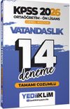 2026 KPSS Orta&ouml;ğretim &Ouml;n Lisans Genel K&uuml;lt&uuml;r Vatandaşlık Tamamı &Ccedil;&ouml;z&uuml;ml&uuml; 14 Deneme