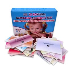 Dil ve Konuşma Bozuklukları Terapi Seti (Hızlı adımlarla sesten konuşmaya)