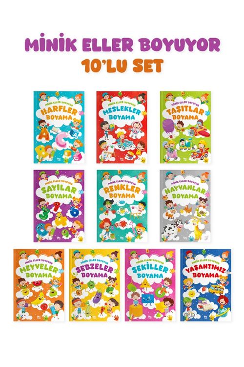 Minik Eller Boyuyor 10 Kitaplık Set (Örnek Resimli)