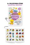 &Ccedil;ıkartmalı Boyama Kitabı (2 Yaş +)