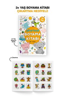 Çıkartmalı Boyama Kitabı (3 Yaş +)
