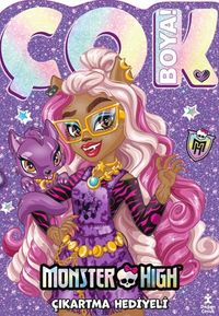 Monster High - Çok Boya! Çıkartmalı Dev Boyama Kitabı
