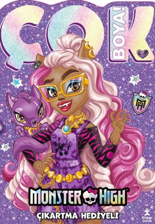 Monster High - Çok Boya! Çıkartmalı Dev Boyama Kitabı