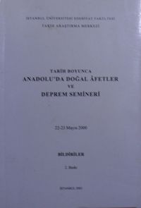 Tarih Boyunca Anadoluda Doğal Afetler ve Deprem Semineri (4-A-20)