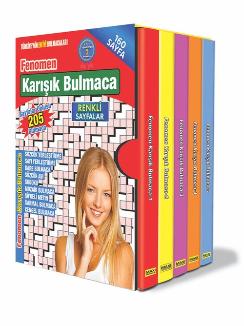 Fenomen Karışık Bulmaca Seti (5 Kitap)